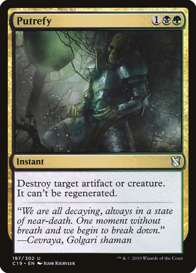 Putrefy [Commander 2019] | Dragon's Lair Comics and Fantasy Houston TX