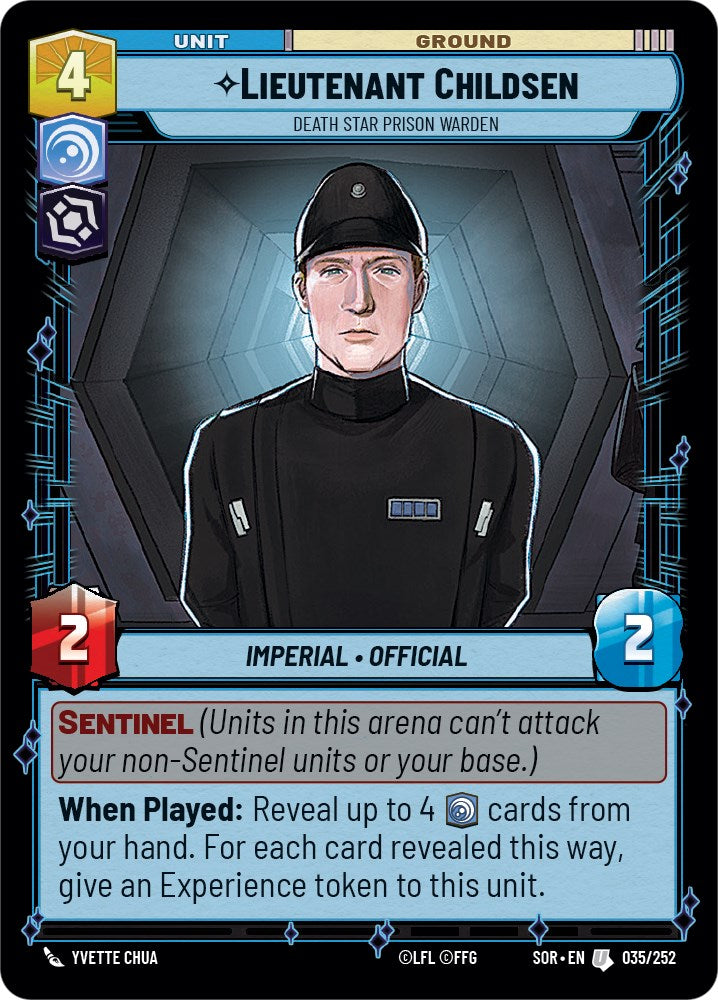 Lieutenant Childsen - Death Star Prison Warden (035/252) [Spark of Rebellion] | Odin's Place