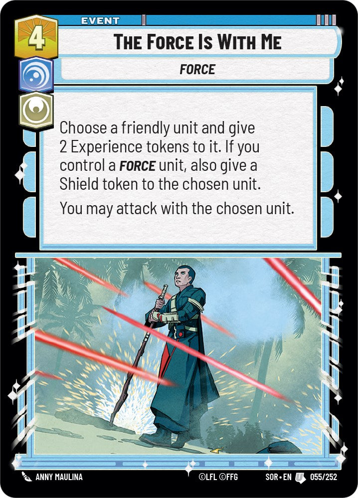 The Force is With Me (055/252) [Spark of Rebellion] | Odin's Place