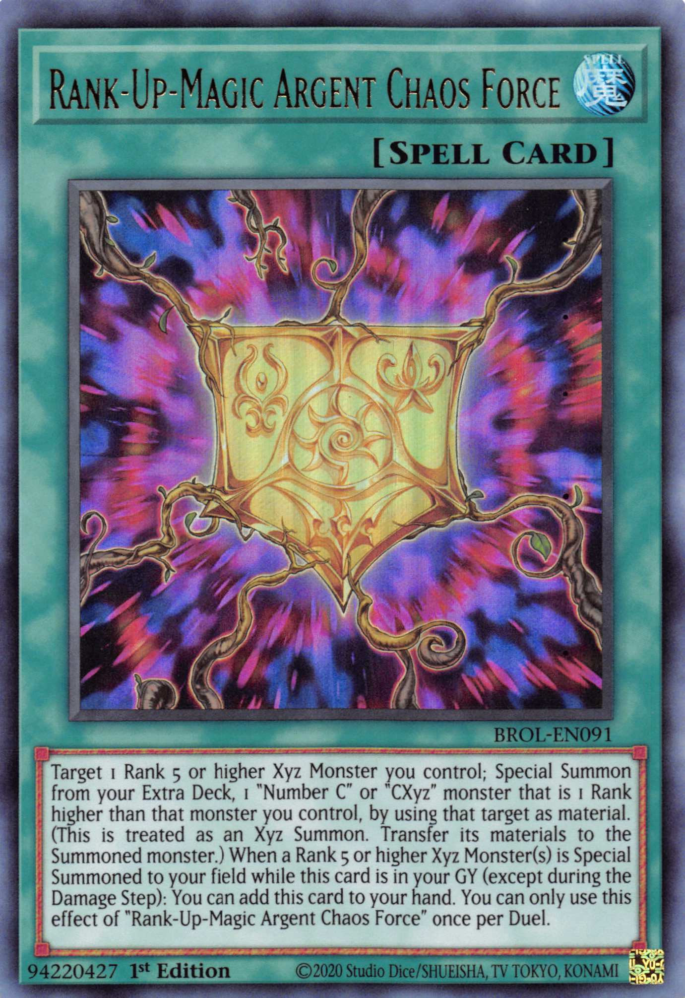 Rank-Up-Magic Argent Chaos Force [BROL-EN091] Ultra Rare | Dragon's Lair Comics and Fantasy Houston TX