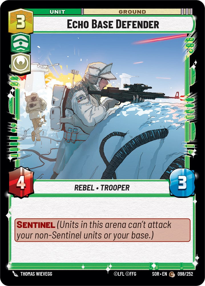 Echo Base Defender (098/252) [Spark of Rebellion] | Odin's Place