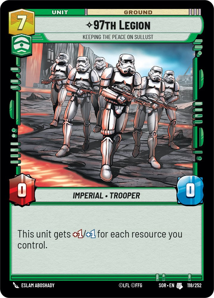97th Legion - Keeping the Peace on Sullust (118/252) [Spark of Rebellion] | Dragon's Lair Comics and Fantasy Houston TX