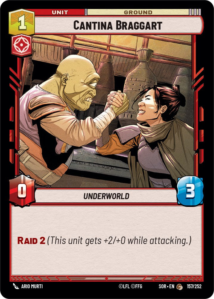 Cantina Braggart (157/252) [Spark of Rebellion] | Odin's Place
