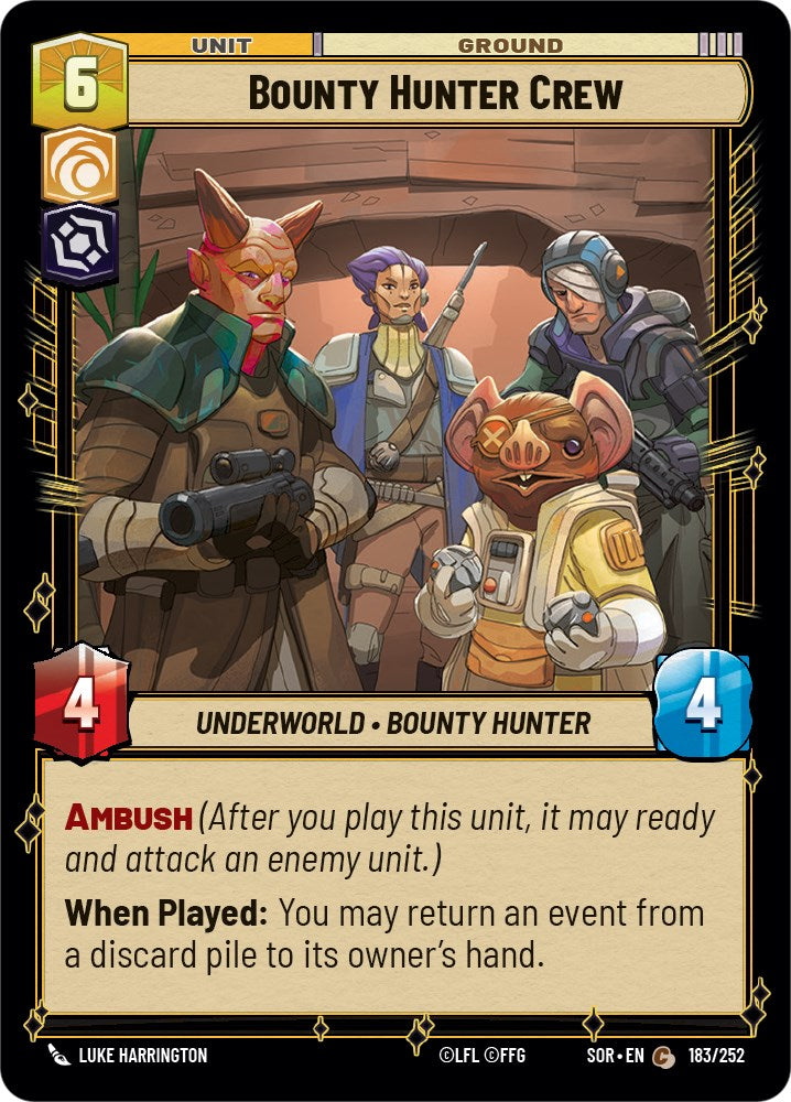 Bounty Hunter Crew (183/252) [Spark of Rebellion] | Odin's Place