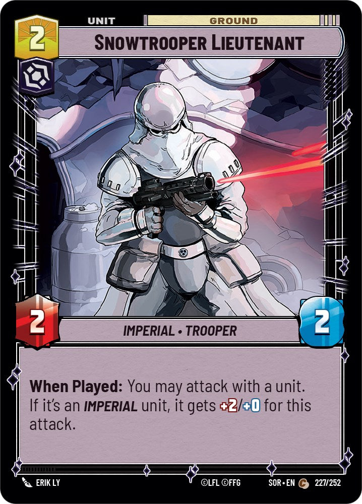 Snowtrooper Lieutenant (227/252) [Spark of Rebellion] | Odin's Place