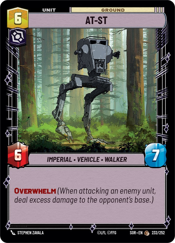 AT-ST (232/252) [Spark of Rebellion] | Dragon's Lair Comics and Fantasy Houston TX