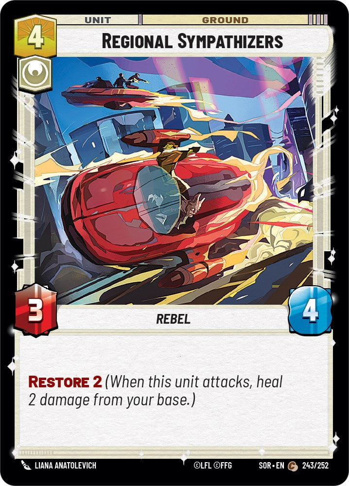 Regional Sympathizers (243/252) [Spark of Rebellion] | Odin's Place