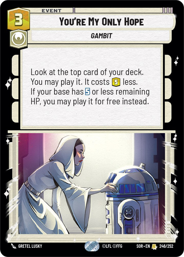 You're My Only Hope (246/252) [Spark of Rebellion] | Odin's Place