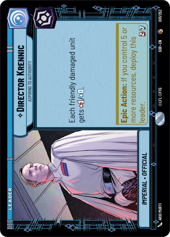 Director Krennic - Aspiring to Authority (001/252) [Spark of Rebellion] | Odin's Place
