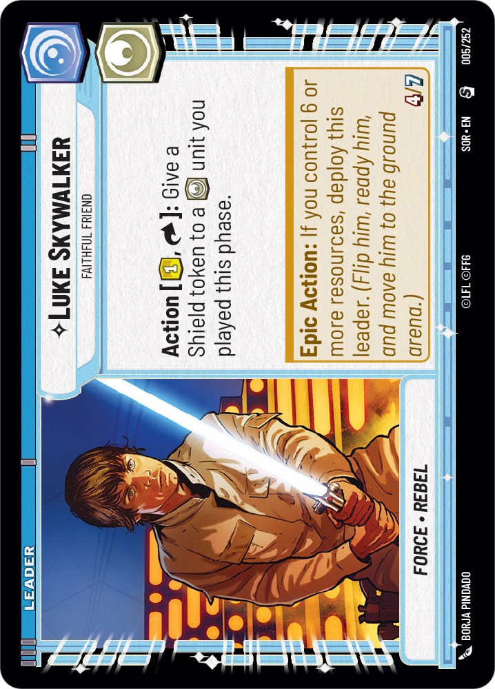 Luke Skywalker - Faithful Friend (005/252) [Spark of Rebellion] | Odin's Place