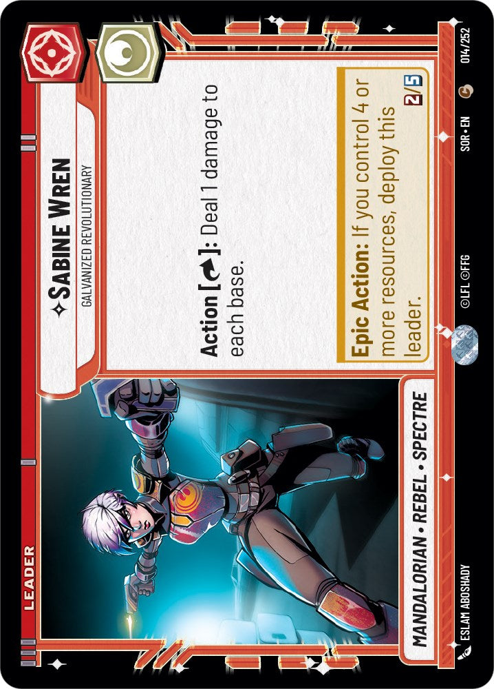 Sabine Wren - Galvanized Revolutionary (014/252) [Spark of Rebellion] | Odin's Place