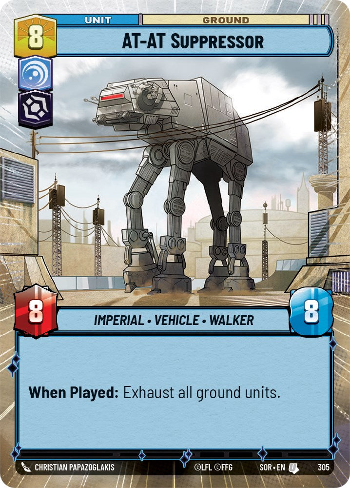 AT-AT Suppressor (Hyperspace) (305) [Spark of Rebellion] | Dragon's Lair Comics and Fantasy Houston TX