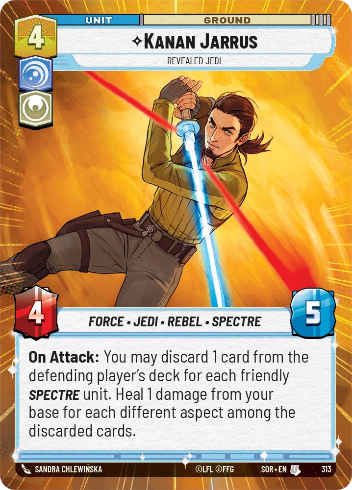Kanan Jarrus - Revealed Jedi (Hyperspace) (313) [Spark of Rebellion] | Odin's Place