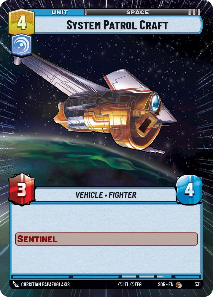 System Patrol Craft (Hyperspace) (331) [Spark of Rebellion] | Odin's Place
