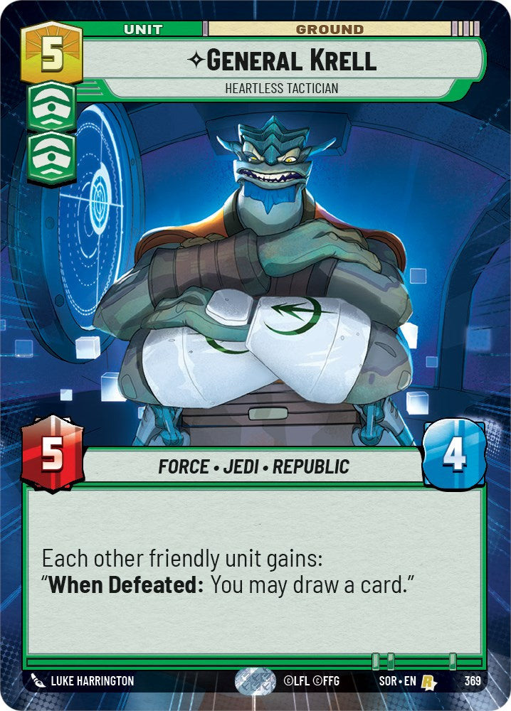 General Krell - Heartless Tactician (Hyperspace) (369) [Spark of Rebellion] | Odin's Place