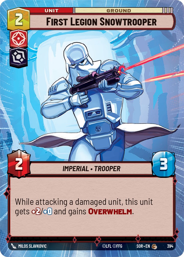 First Legion Snowtrooper (Hyperspace) (394) [Spark of Rebellion] | Odin's Place