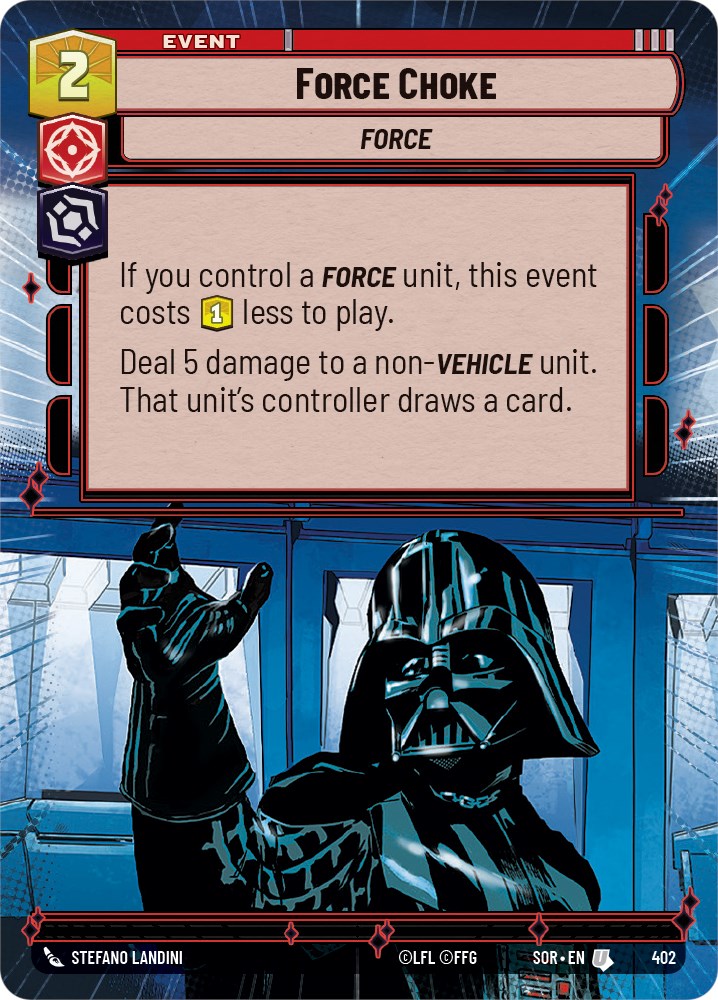 Force Choke (Hyperspace) (402) [Spark of Rebellion] | Odin's Place