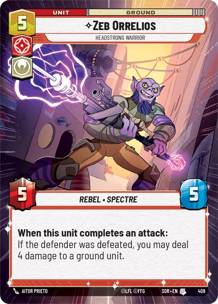 Zeb Orrelios - Headstrong Warrior (Hyperspace) (409) [Spark of Rebellion] | Odin's Place
