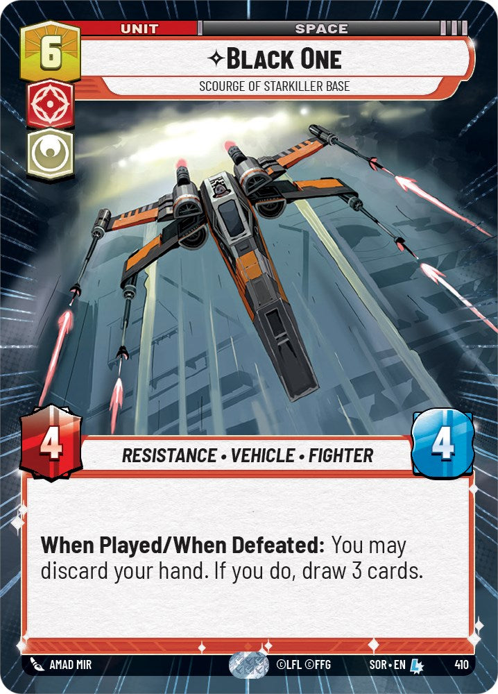 Black One - Scourge of Starkiller Base (Hyperspace) (410) [Spark of Rebellion] | Dragon's Lair Comics and Fantasy Houston TX