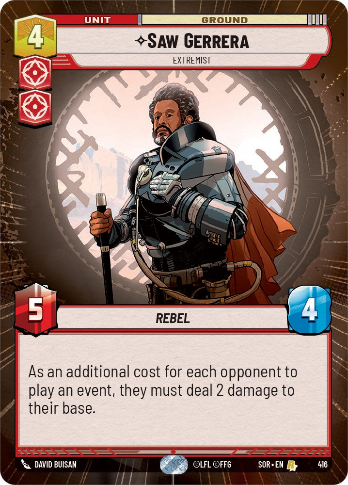 Saw Gerrera - Extremist (Hyperspace) (416) [Spark of Rebellion] | Odin's Place