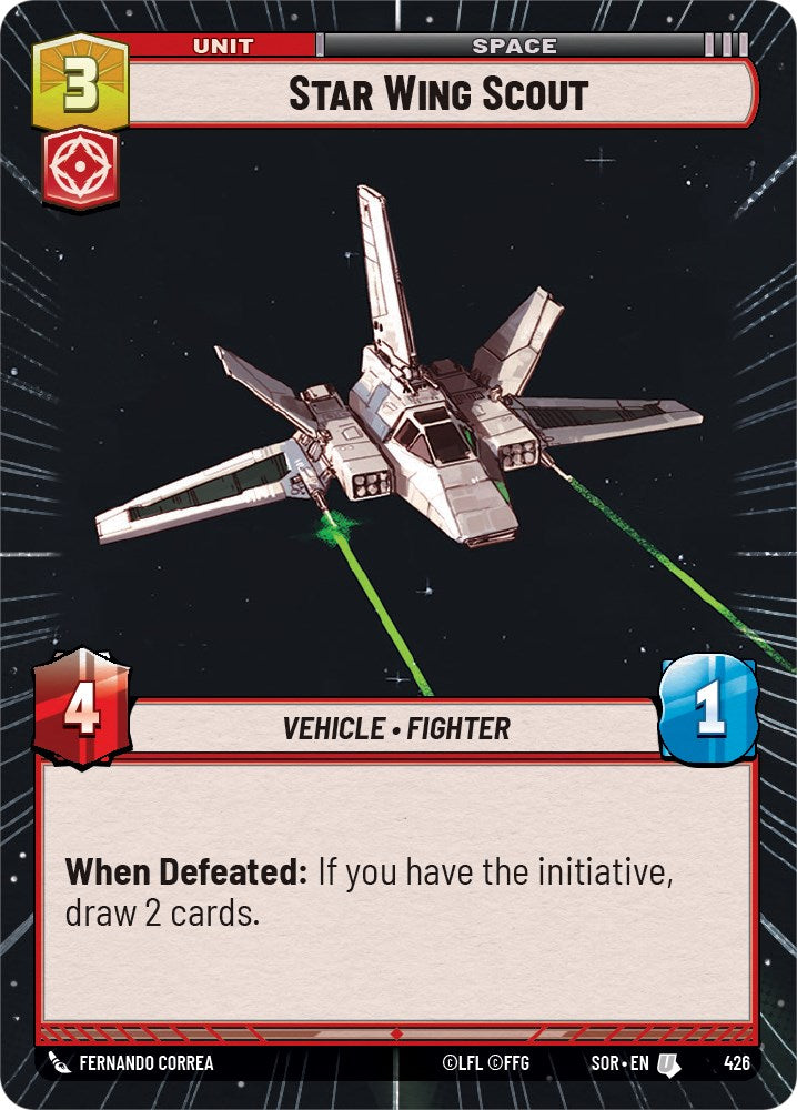 Star Wing Scout (Hyperspace) (426) [Spark of Rebellion] | Odin's Place
