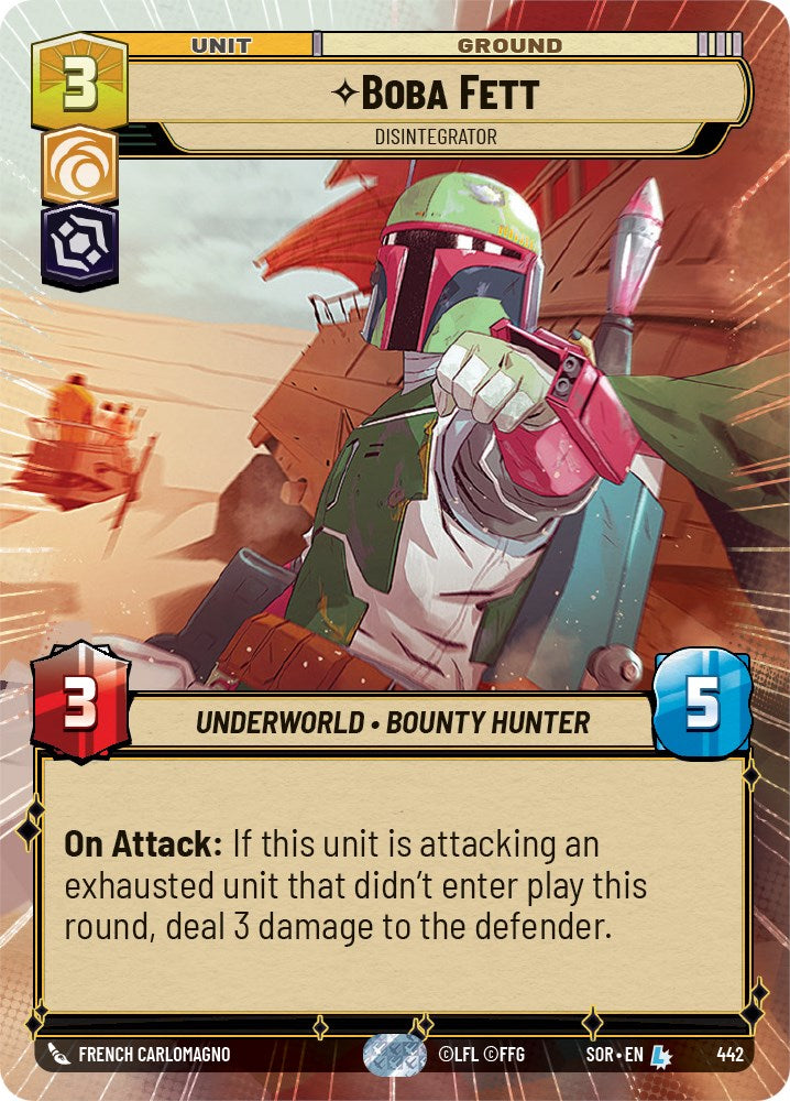 Boba Fett - Disintegrator (Hyperspace) (442) [Spark of Rebellion] | Odin's Place