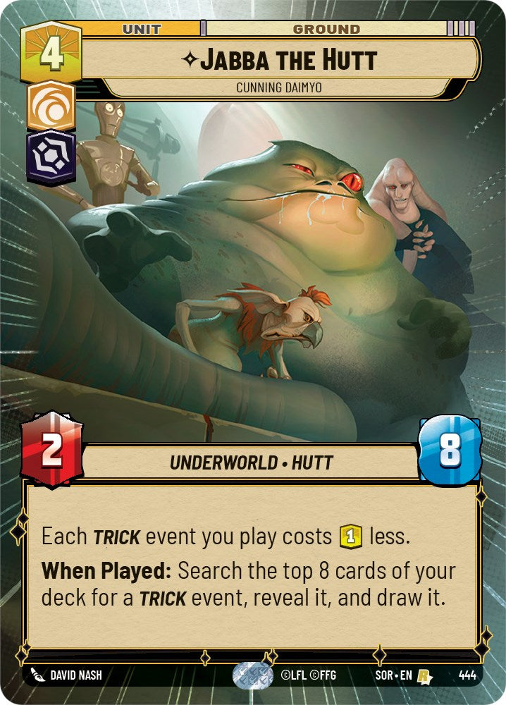 Jabba the Hutt - Cunning Daimyo (Hyperspace) (444) [Spark of Rebellion] | Odin's Place