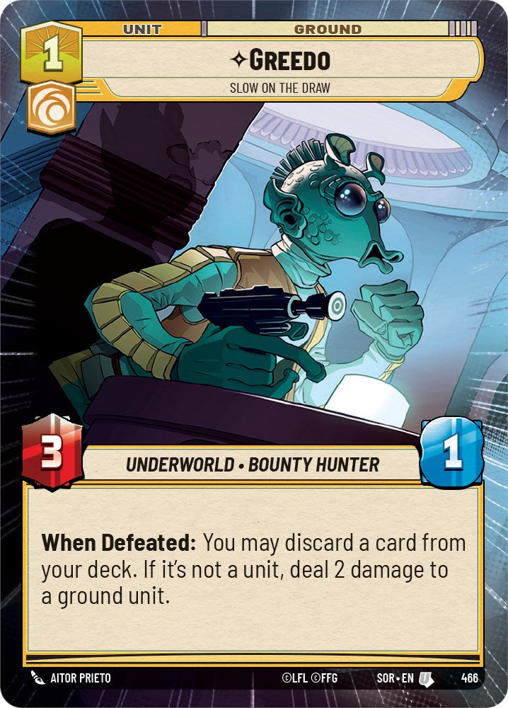 Greedo - Slow on the Draw (Hyperspace) (466) [Spark of Rebellion] | Odin's Place