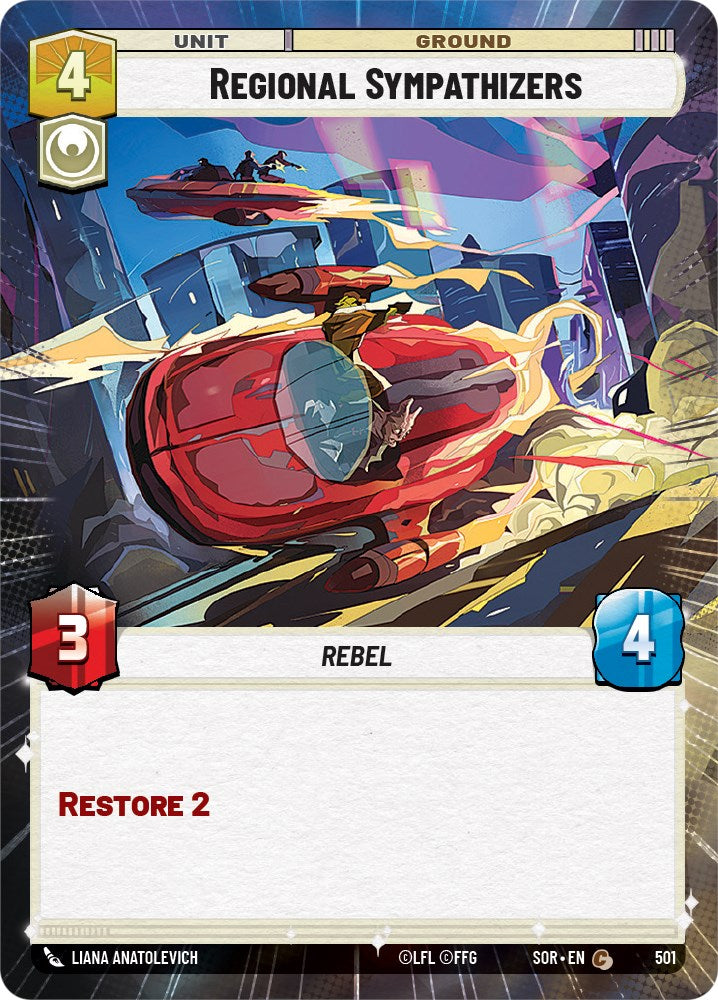Regional Sympathizers (Hyperspace) (501) [Spark of Rebellion] | Odin's Place