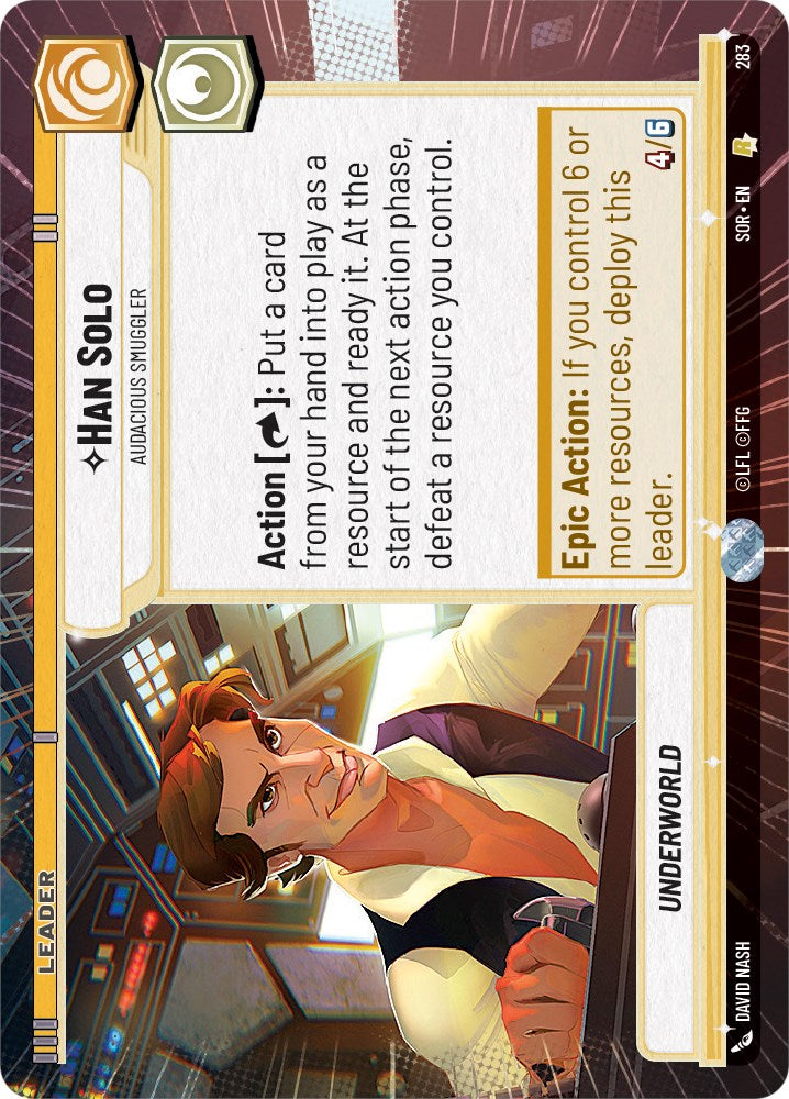 Han Solo - Audacious Smuggler (Hyperspace) (283) [Spark of Rebellion] | Odin's Place