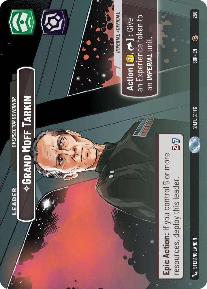 Grand Moff Tarkin - Oversector Governor (Showcase) (258) [Spark of Rebellion] | Odin's Place