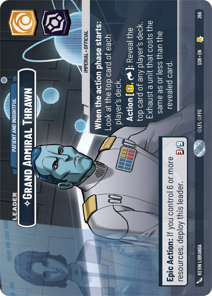 Grand Admiral Thrawn - Patient and Insightful (Showcase) (266) [Spark of Rebellion] | Odin's Place