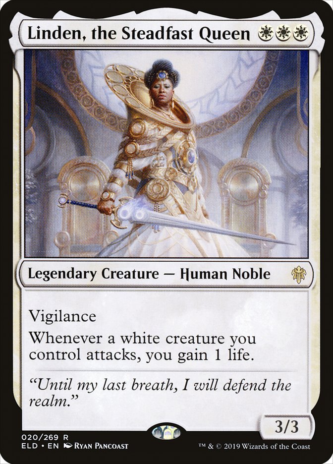 Linden, the Steadfast Queen [Throne of Eldraine] | Dragon's Lair Comics and Fantasy Houston TX