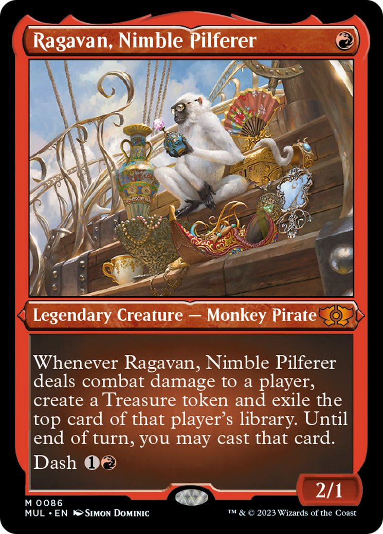 Ragavan, Nimble Pilferer (Foil Etched) [Multiverse Legends] | Dragon's Lair Comics and Fantasy Houston TX