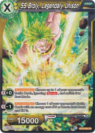 SS Broly, Legendary Unison (BT10-094) [Rise of the Unison Warrior 2nd Edition] | Dragon's Lair Comics and Fantasy Houston TX