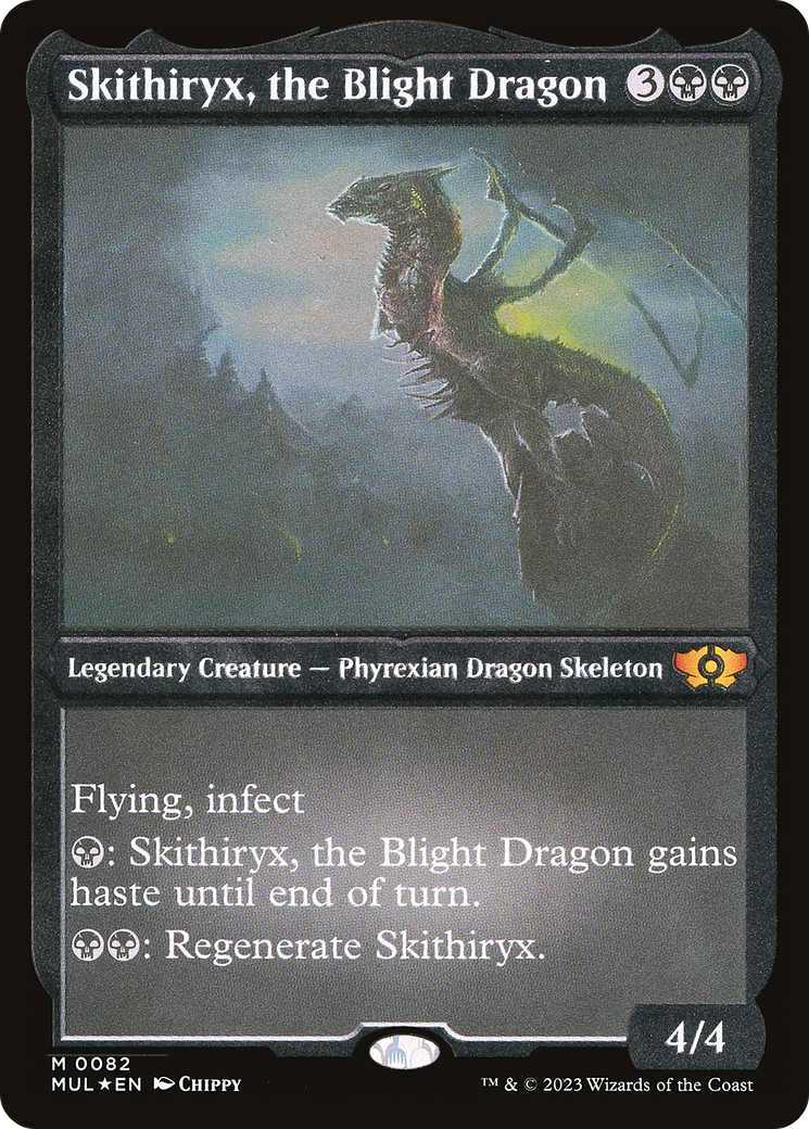 Skithiryx, the Blight Dragon (Foil Etched) [Multiverse Legends] | Dragon's Lair Comics and Fantasy Houston TX