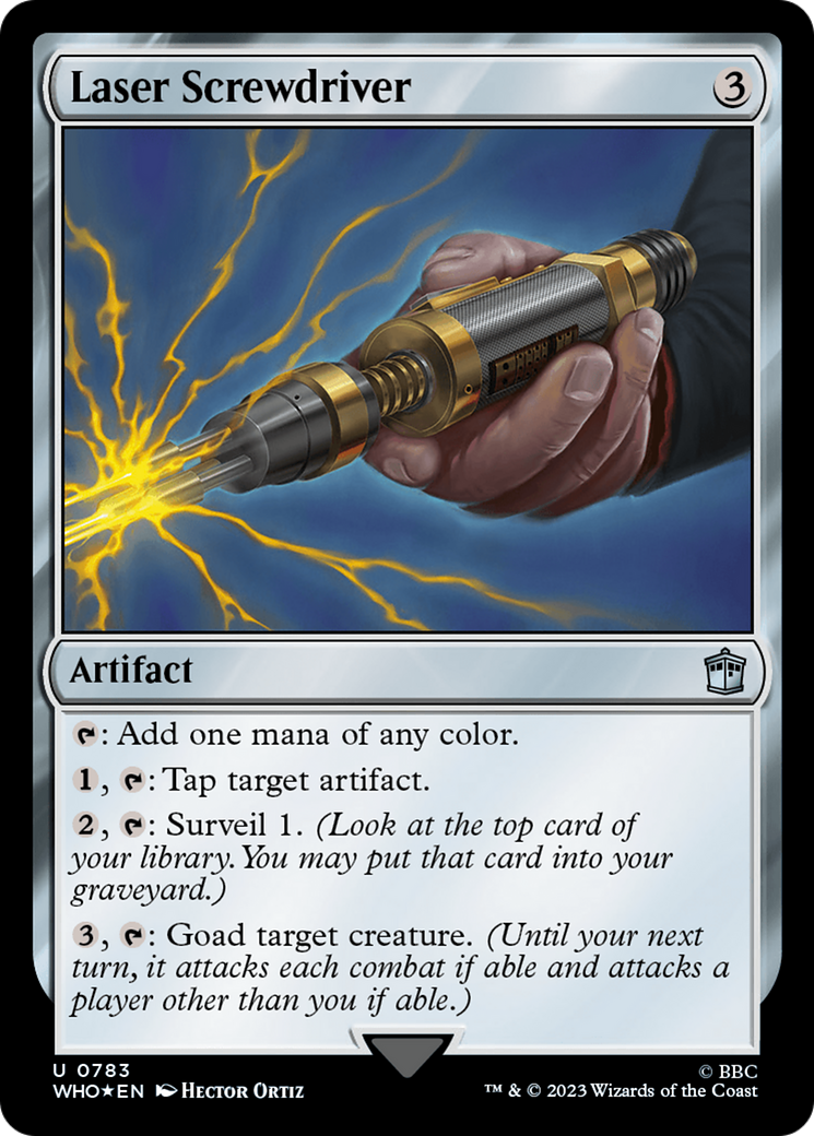 Laser Screwdriver (Surge Foil) [Doctor Who] | Dragon's Lair Comics and Fantasy Houston TX