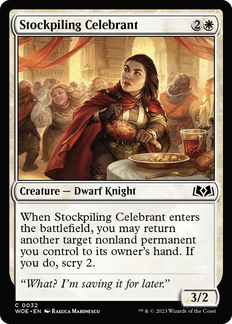 Stockpiling Celebrant [Wilds of Eldraine] | Dragon's Lair Comics and Fantasy Houston TX