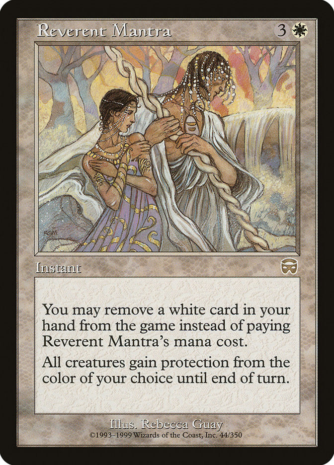 Reverent Mantra [Mercadian Masques] | Dragon's Lair Comics and Fantasy Houston TX