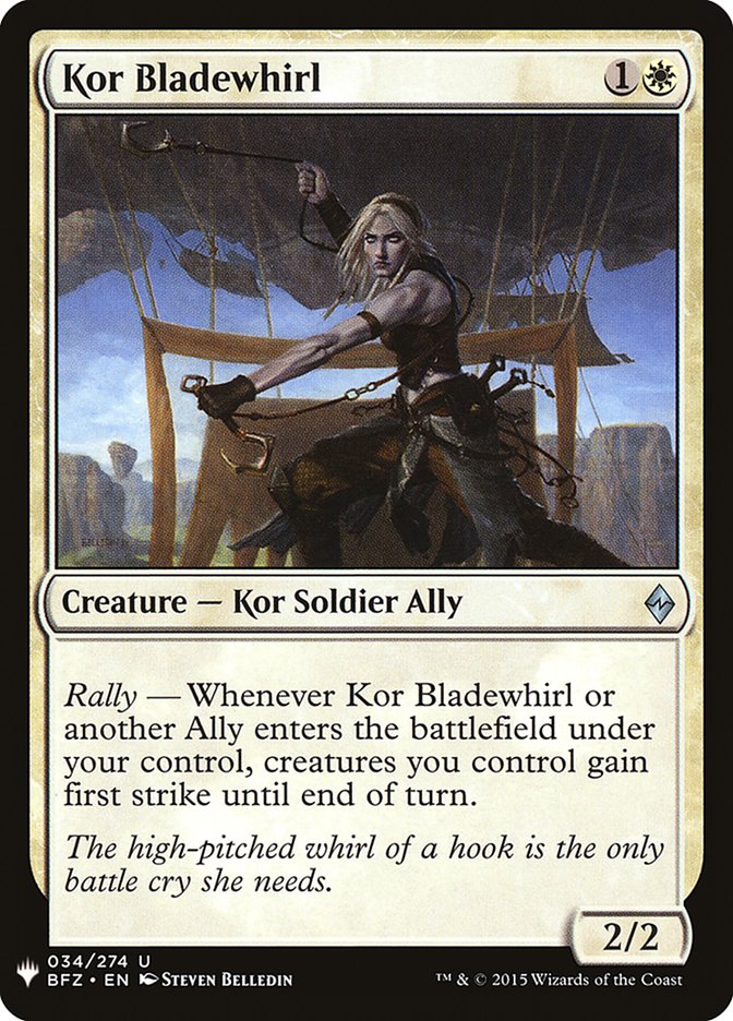 Kor Bladewhirl [Mystery Booster] | Dragon's Lair Comics and Fantasy Houston TX