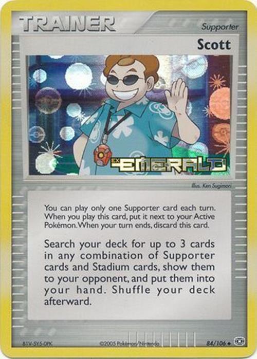 Scott (84/106) (Stamped) [EX: Emerald] | Dragon's Lair Comics and Fantasy Houston TX