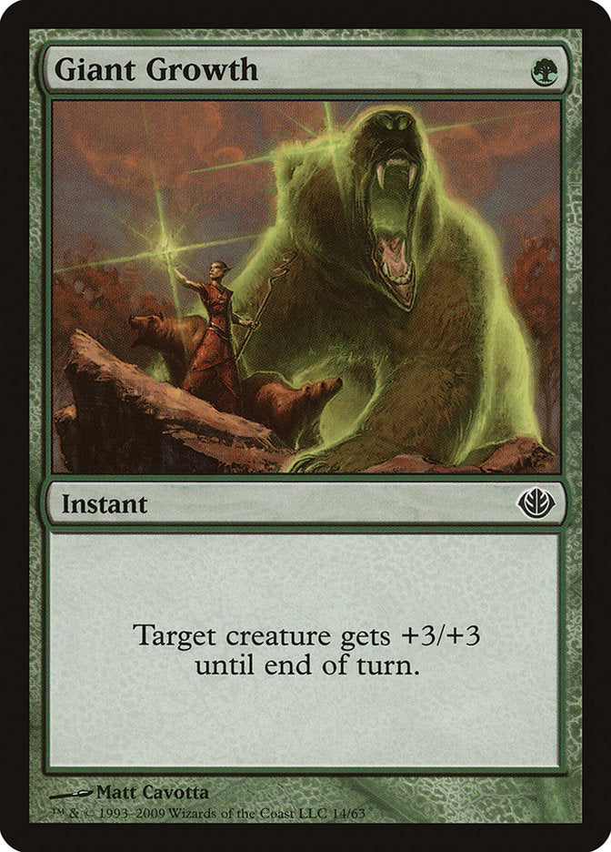 Giant Growth [Duel Decks: Garruk vs. Liliana] | Dragon's Lair Comics and Fantasy Houston TX