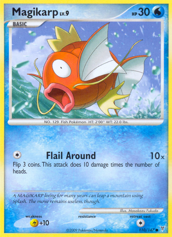 Magikarp (110/147) [Platinum: Supreme Victors] | Dragon's Lair Comics and Fantasy Houston TX