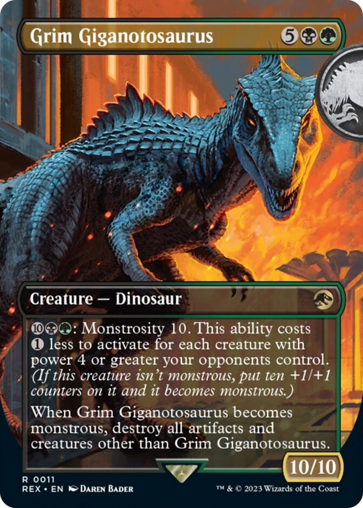 Grim Giganotosaurus (Borderless) [Jurassic World Collection] | Dragon's Lair Comics and Fantasy Houston TX