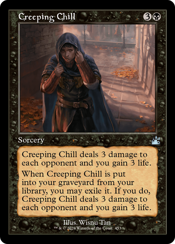 Creeping Chill (Retro Frame) [Ravnica Remastered] | Dragon's Lair Comics and Fantasy Houston TX