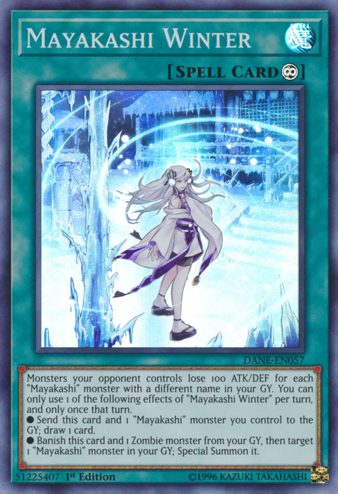 Mayakashi Winter [DANE-EN057] Super Rare | Dragon's Lair Comics and Fantasy Houston TX
