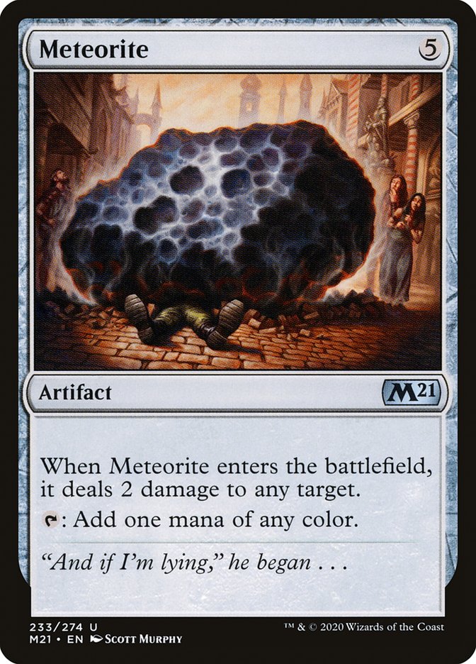 Meteorite [Core Set 2021] | Dragon's Lair Comics and Fantasy Houston TX