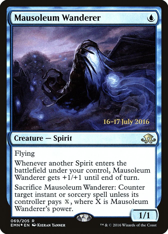 Mausoleum Wanderer [Eldritch Moon Prerelease Promos] | Dragon's Lair Comics and Fantasy Houston TX