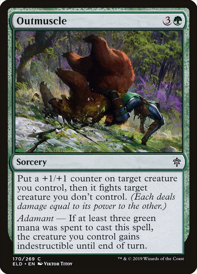 Outmuscle [Throne of Eldraine] | Dragon's Lair Comics and Fantasy Houston TX