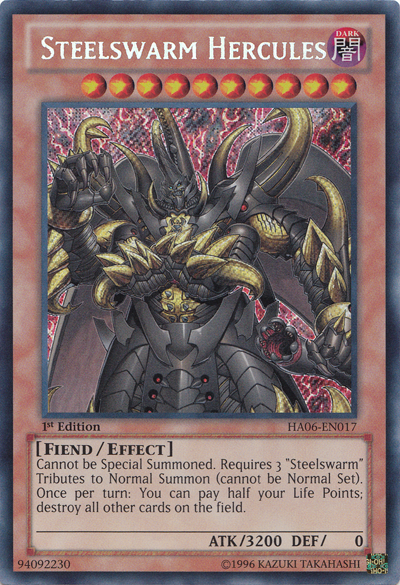 Steelswarm Hercules [HA06-EN017] Secret Rare | Dragon's Lair Comics and Fantasy Houston TX